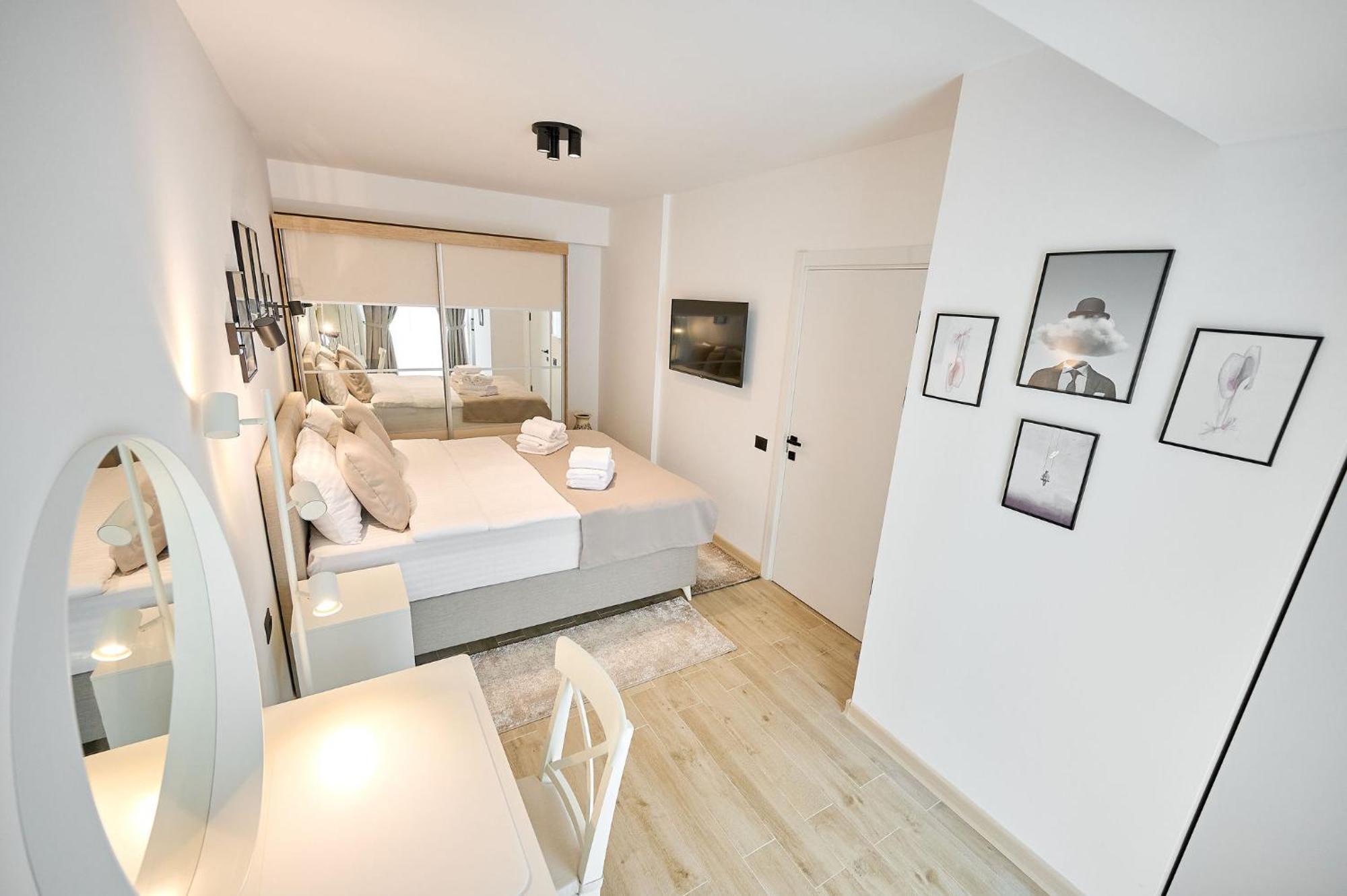 Newvision Apartment In Infinity Beach Resort - Parking Mamaia Eksteriør billede